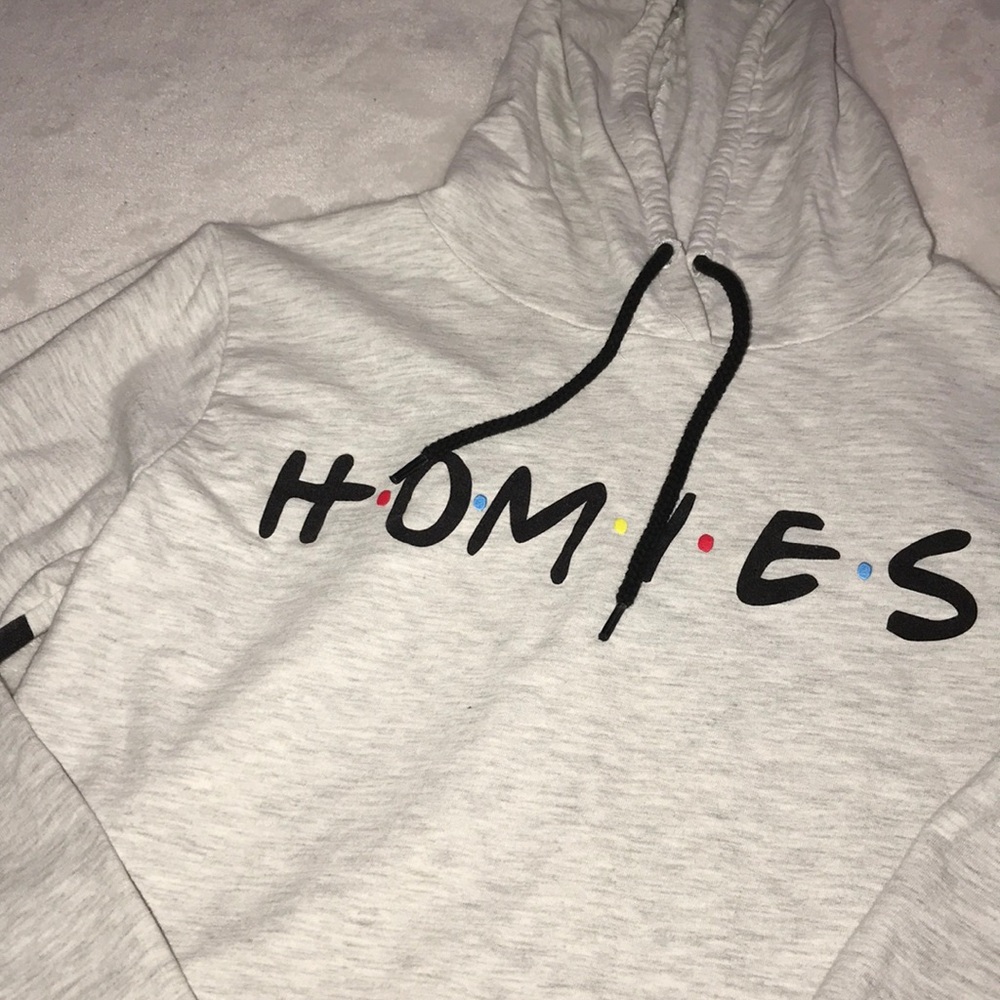 On fire “friends” hoodie